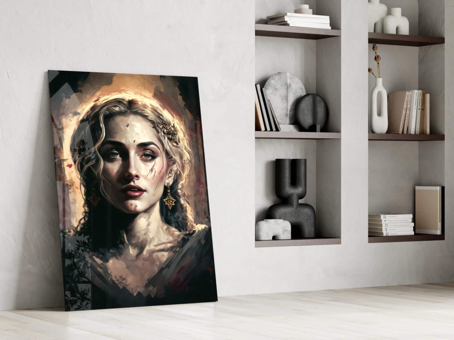 Madonna Glass Wall Art || Designer Collection
