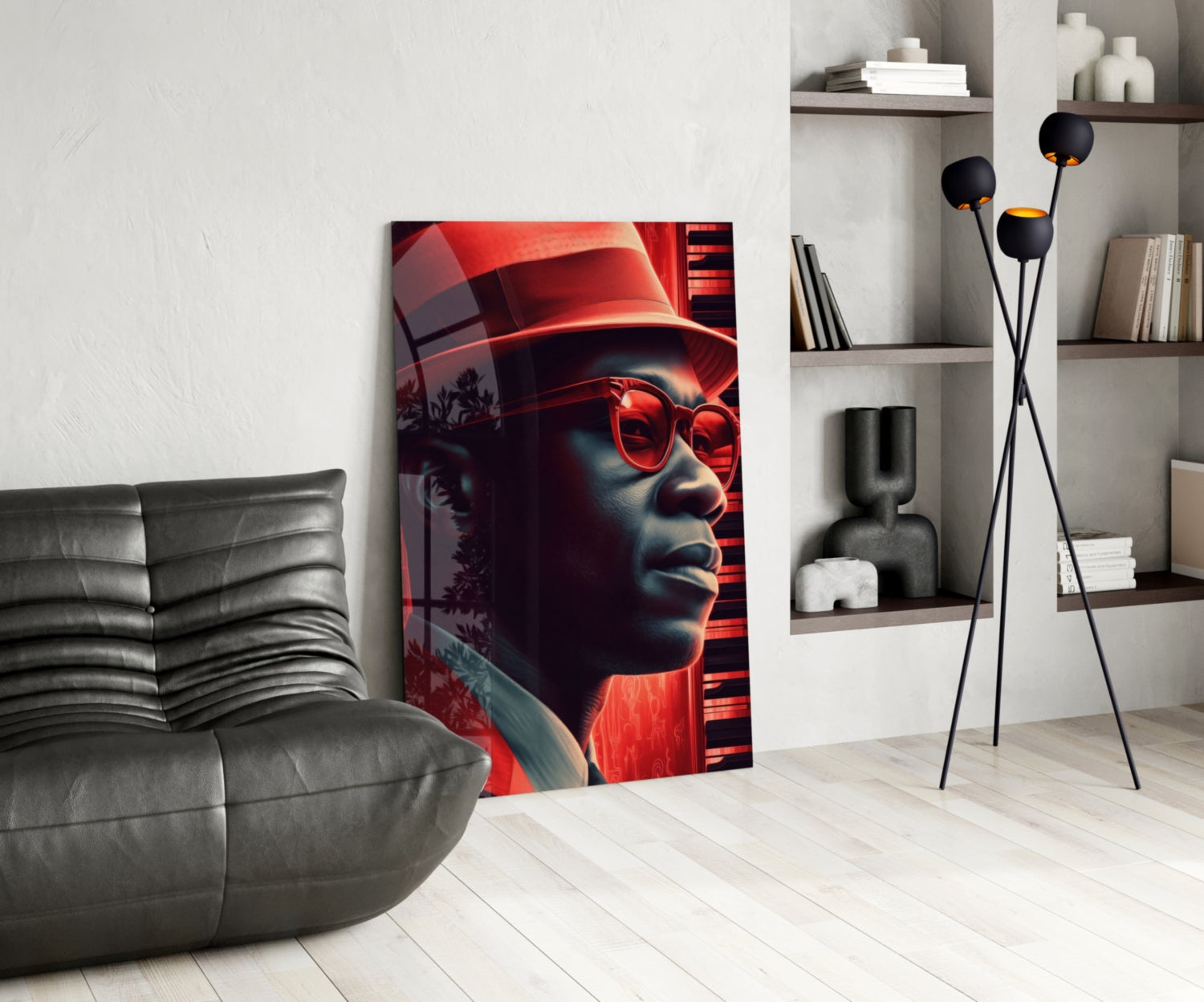 Jazz Glass Wall Art || Designer Collection