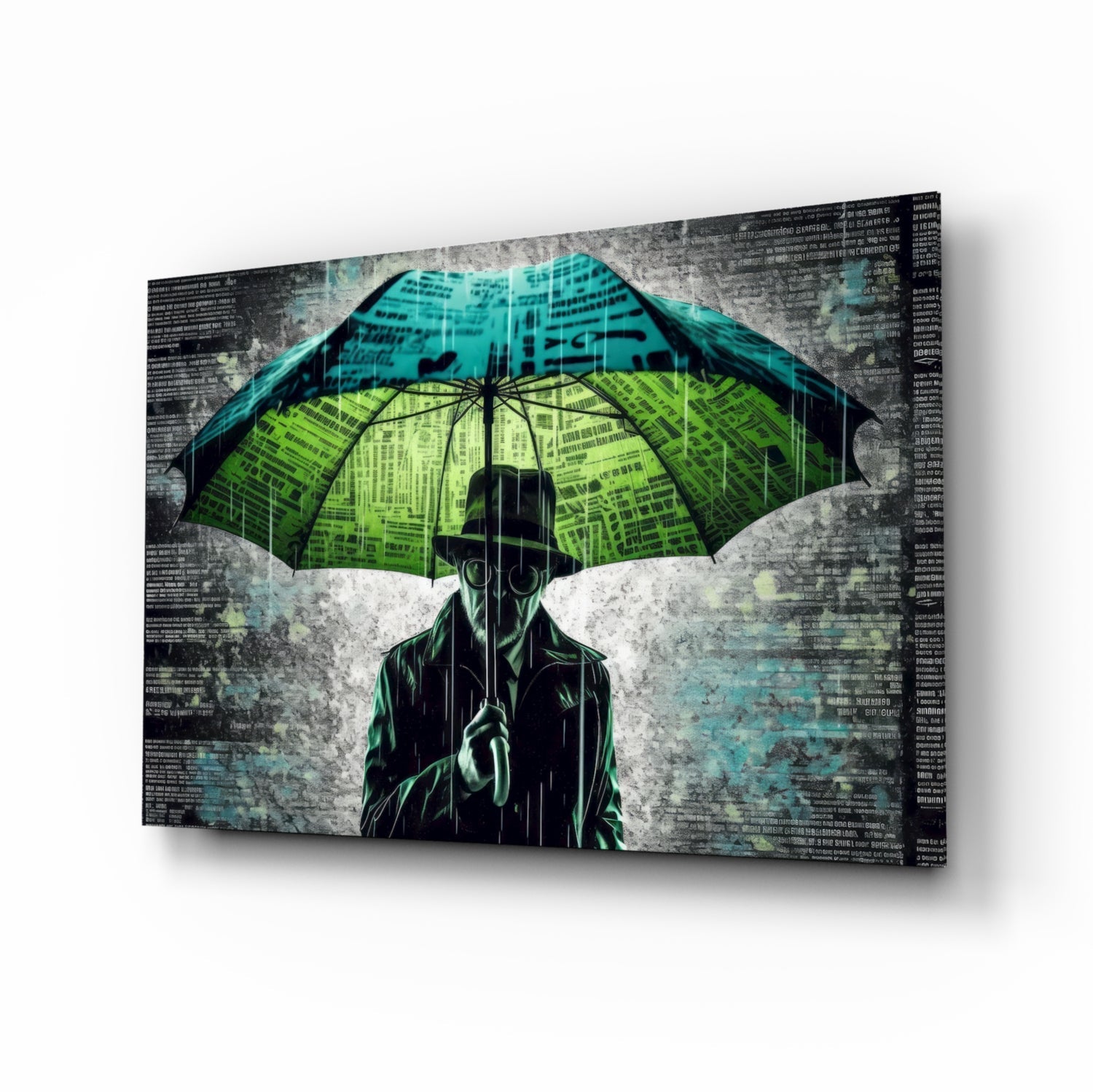 Rain of Answers Glass Wall Art || Designer Collection