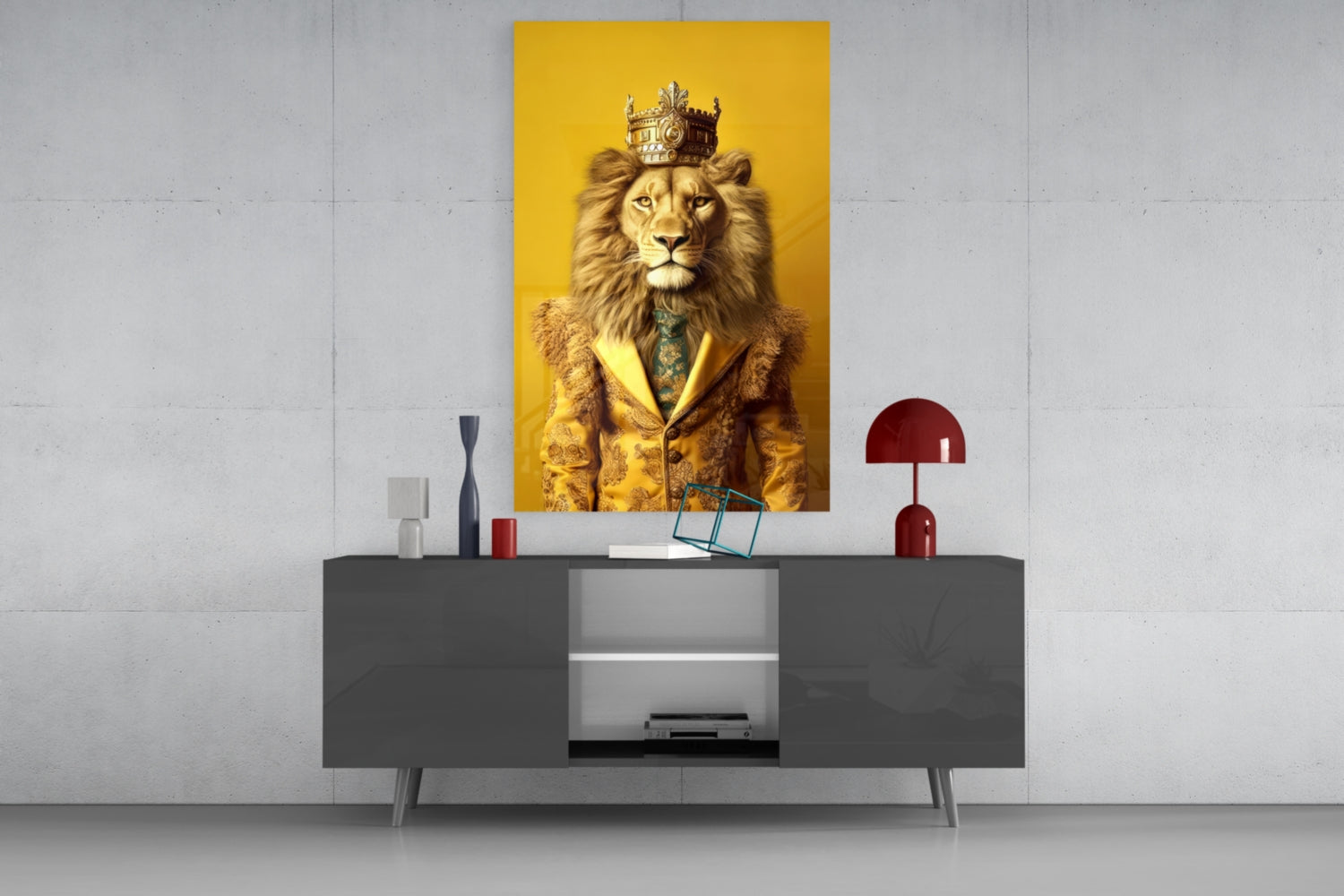 Little Wanderer Glass Wall Art|| Designer&