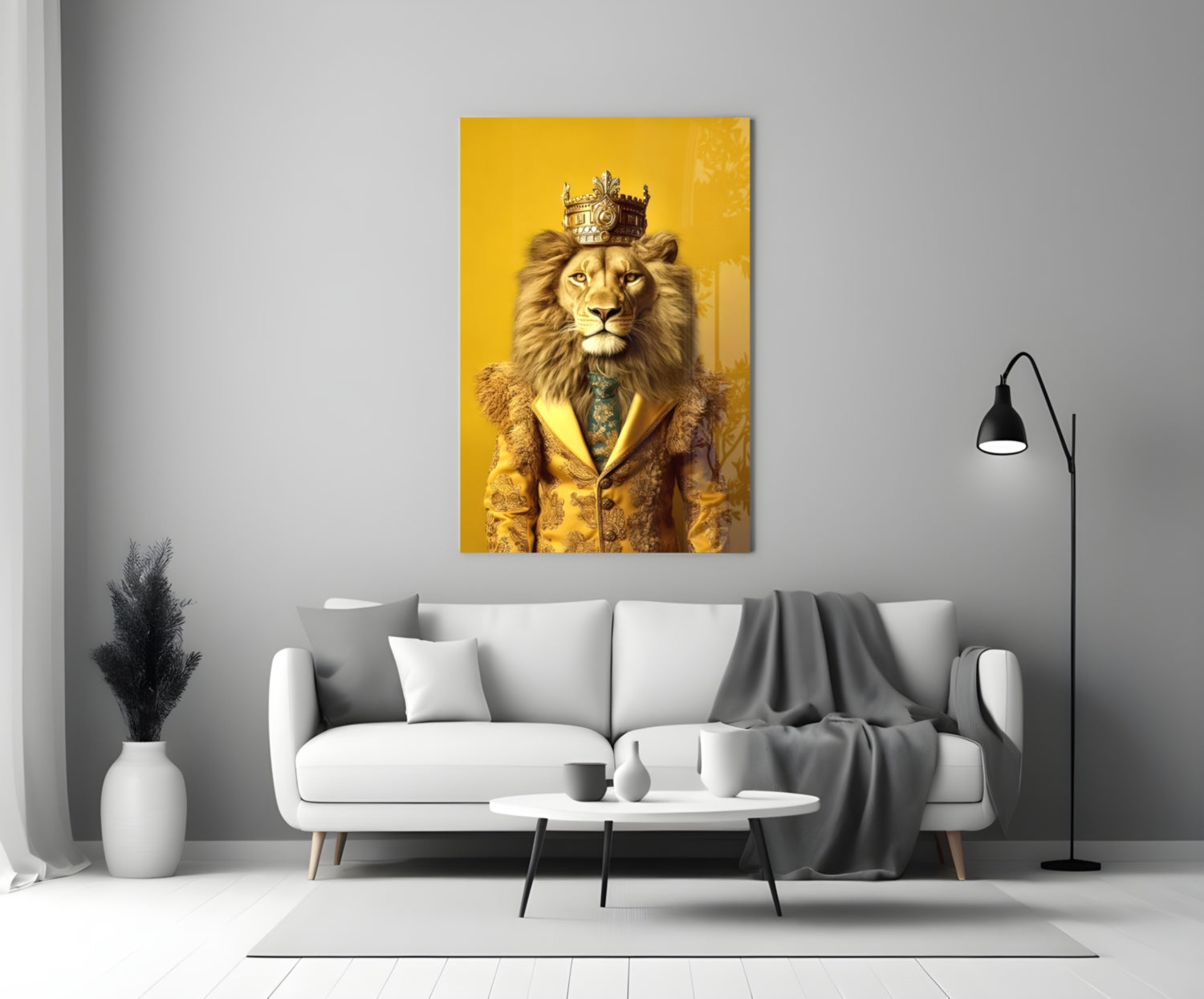 Little Wanderer Glass Wall Art|| Designer&
