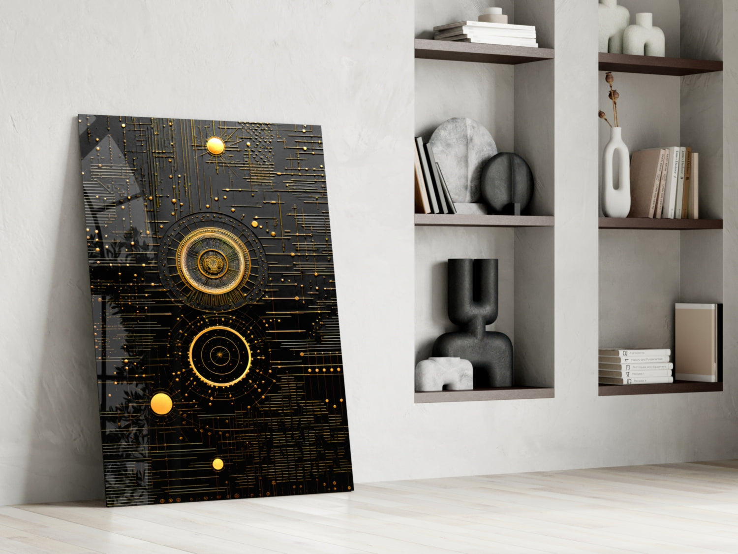 Ancient Sky Glass Wall Art|| Designer&