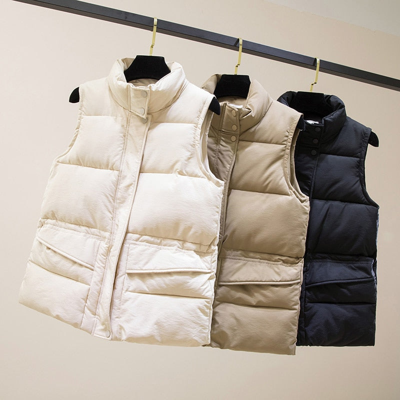 Vest Women Cotton Padded Women&