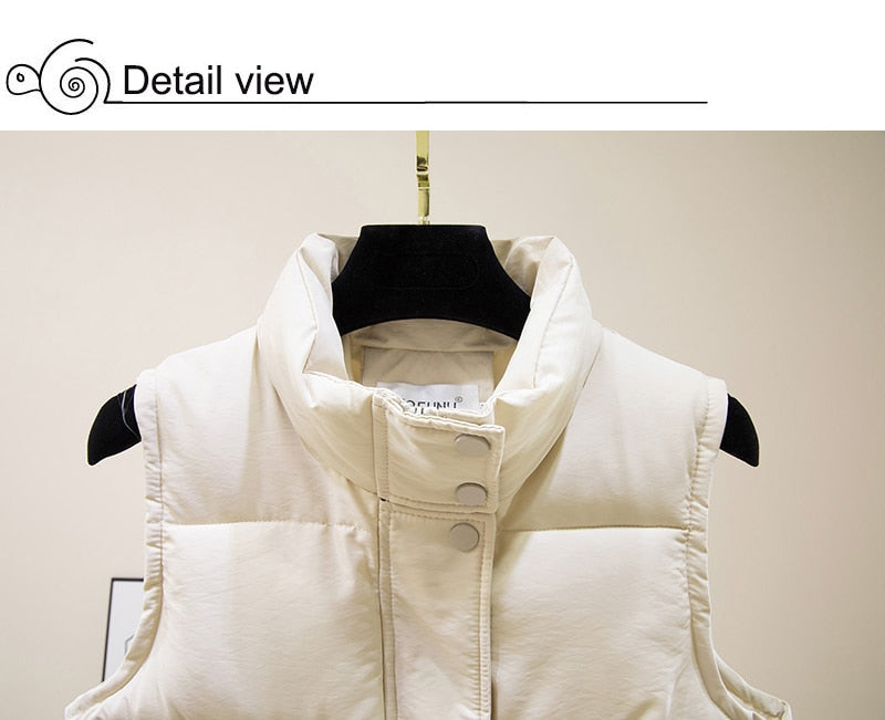 Vest Women Cotton Padded Women&