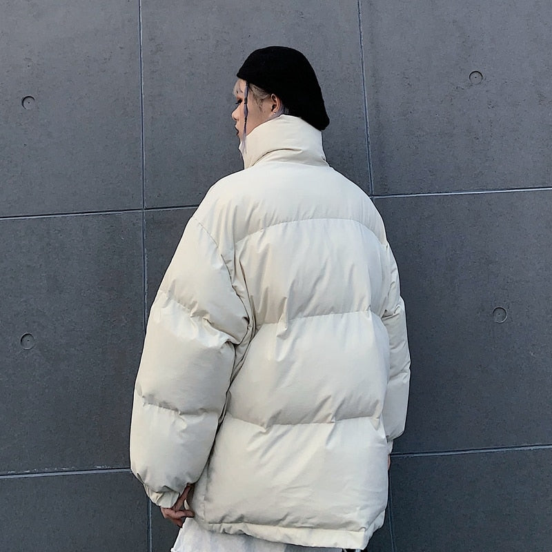 Winter Jacket Female Coat Patchwork Windbreaker Women Padded Zipper Outwear Parka Thick Streetwear