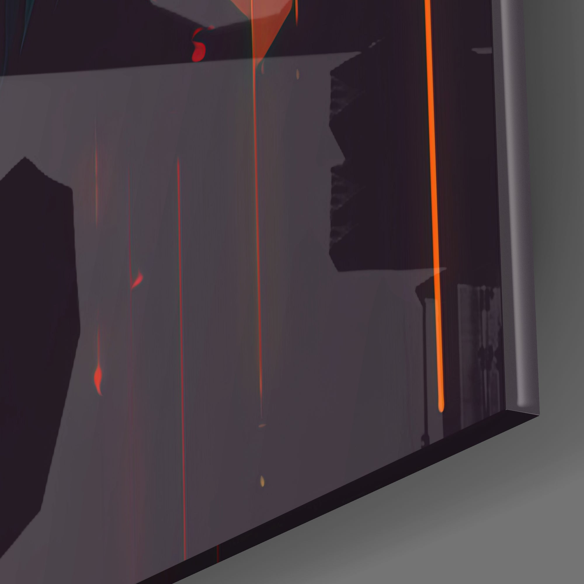 Ape the Thinker Glass Wall Art || Designers Collection