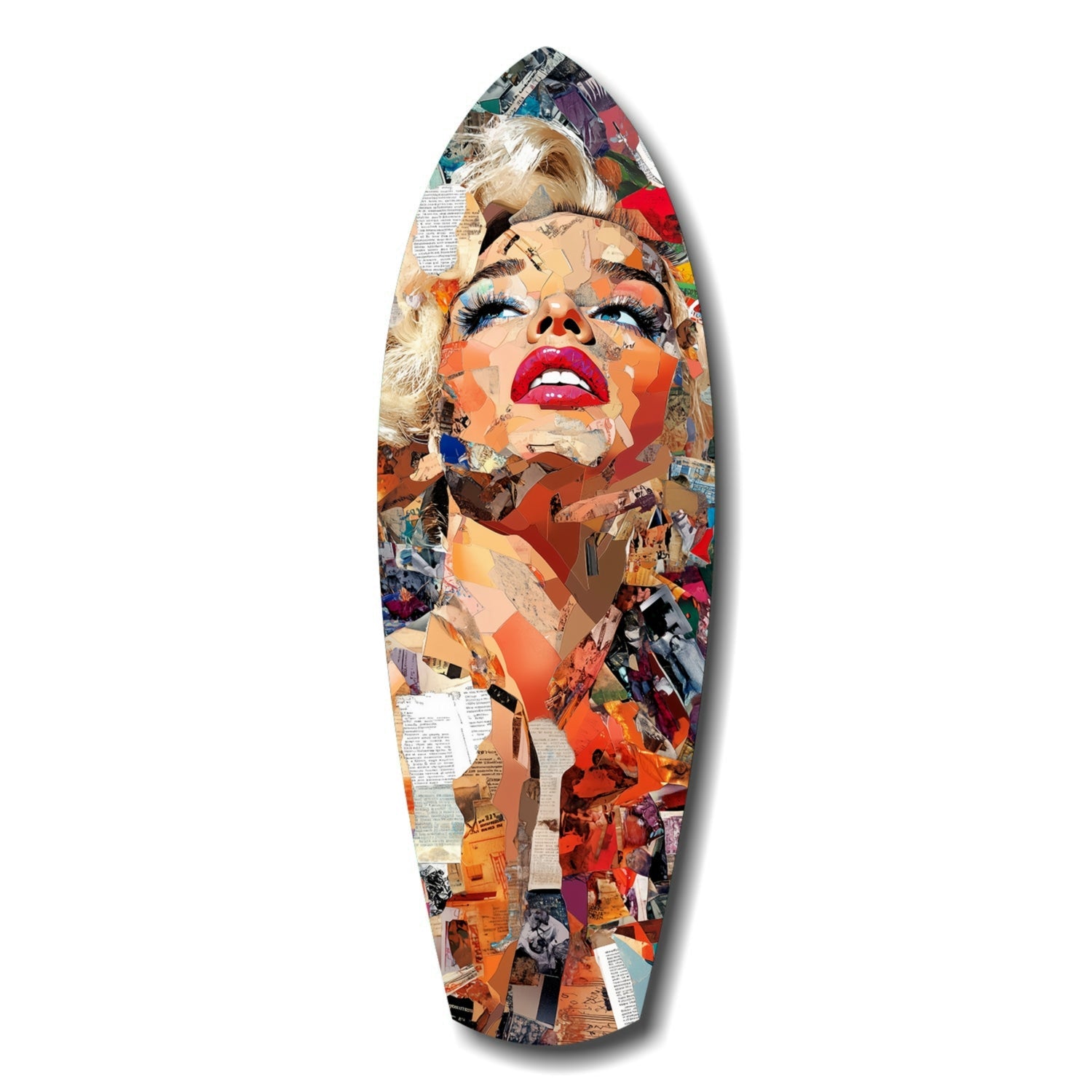 The Shiniest Star Glamour Portrait Glass Wall Art