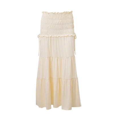 2 Piece Set Women Vacation Ruffle Beach Holiday Outfits