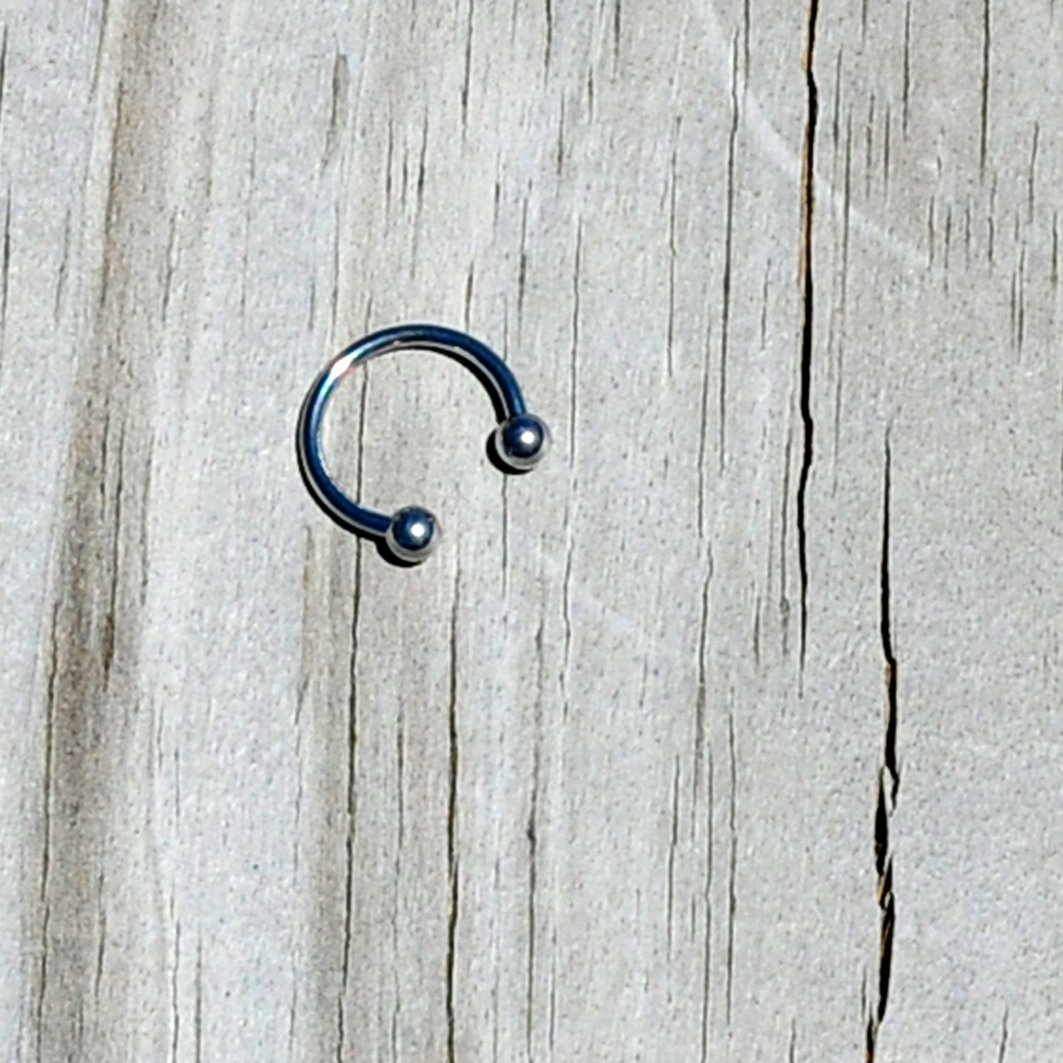16G 5/16 Stainless Steel Horseshoe Circular Barbell
