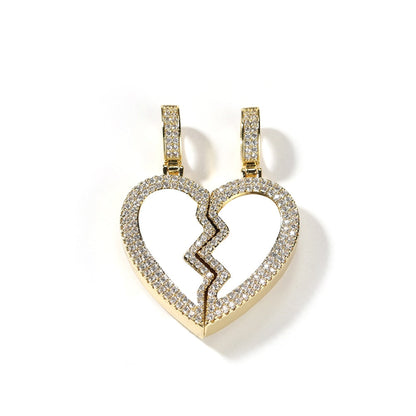 Broken Heart Photo 2 Pictures Pendant