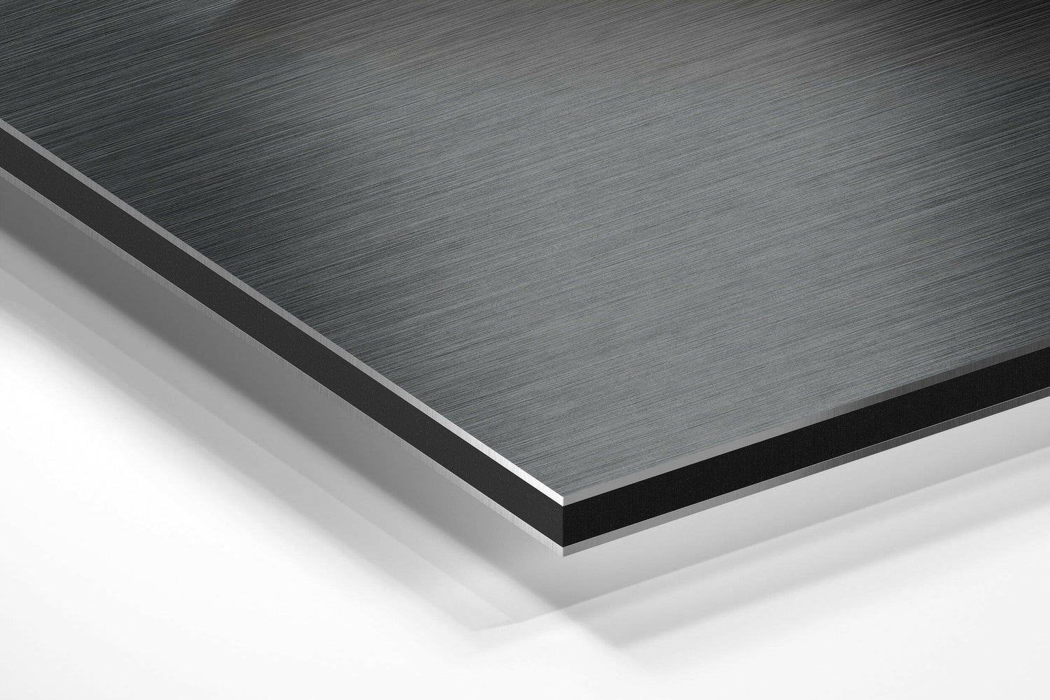 Loop Brushed Aluminium Dibond Wall Art