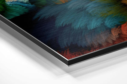 Variegated Brushed Aluminium Dibond Wall Art
