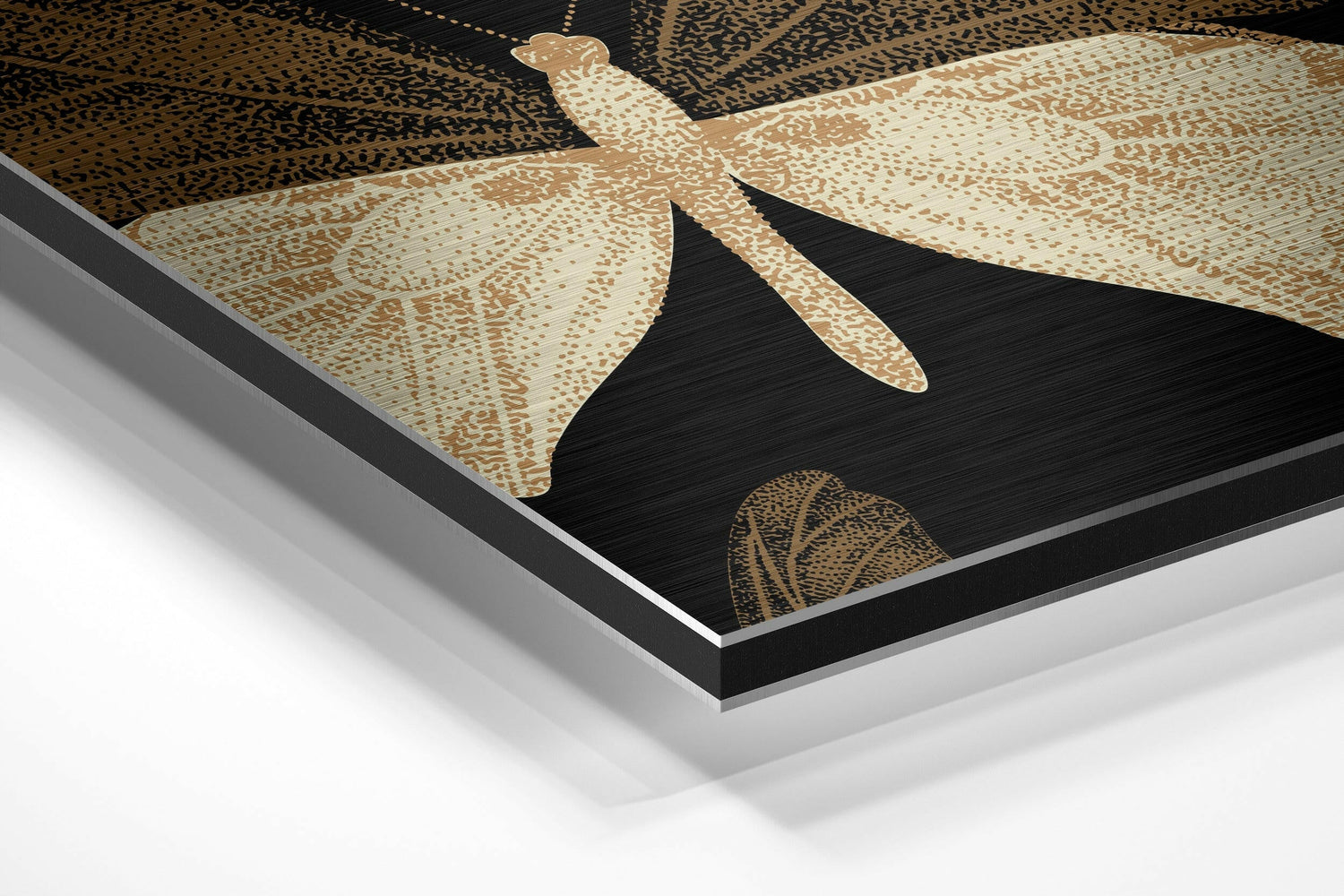 Butterflies Brushed Aluminium Dibond Wall Art