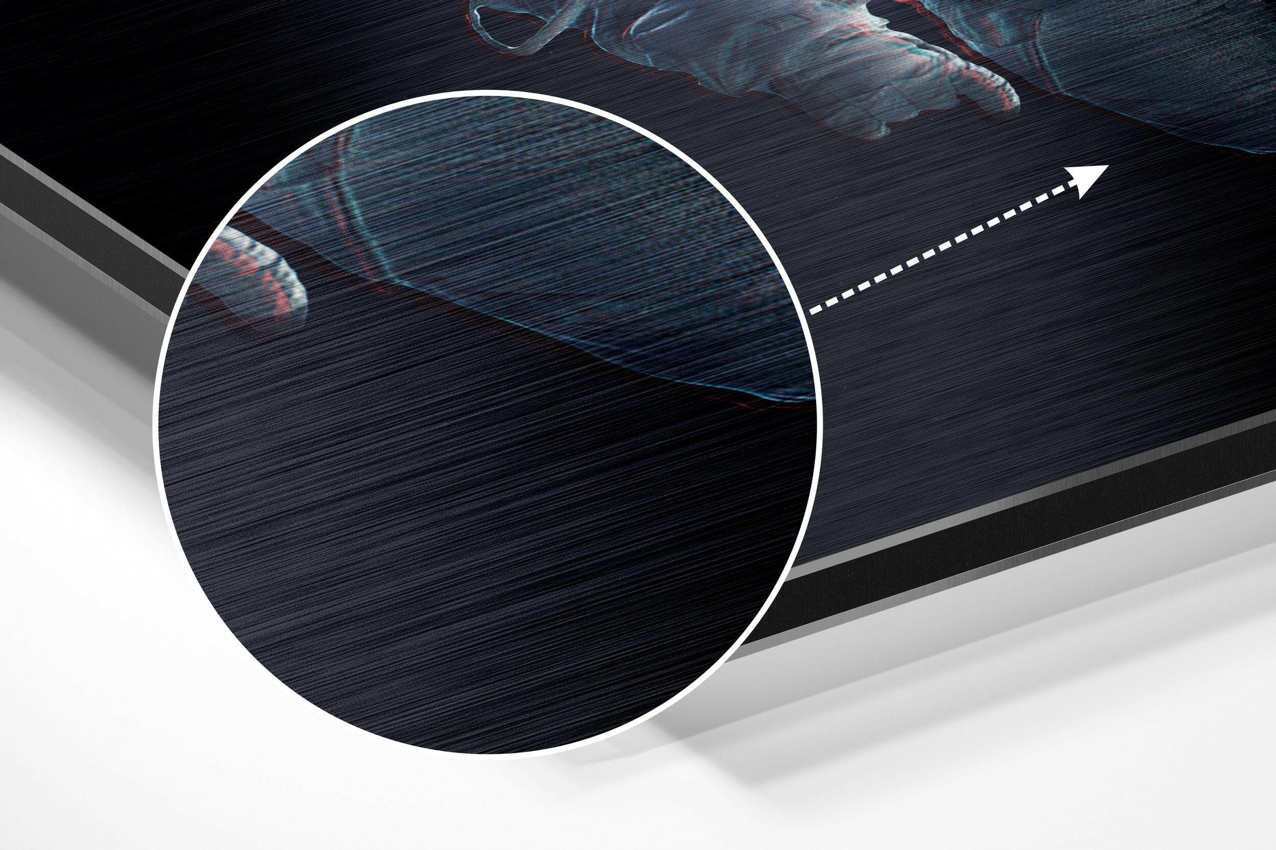 Pixel Dissolving Astronaut Brushed Aluminium Dibond Wall Art
