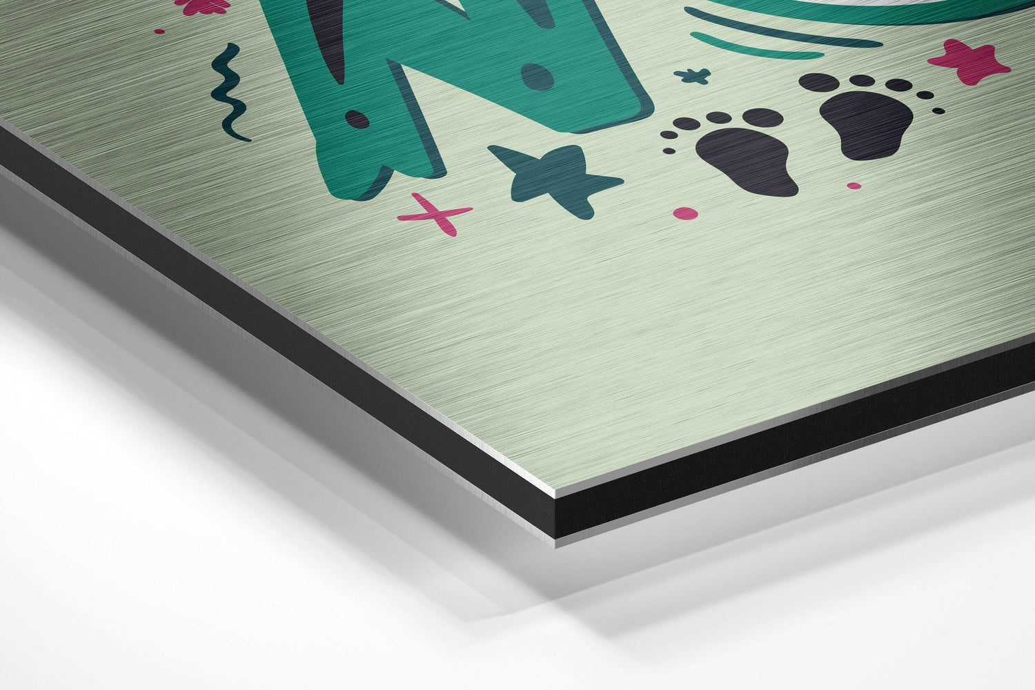 Start Now Brushed Aluminium Dibond Wall Art