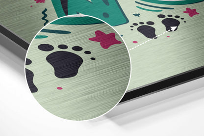 Start Now Brushed Aluminium Dibond Wall Art