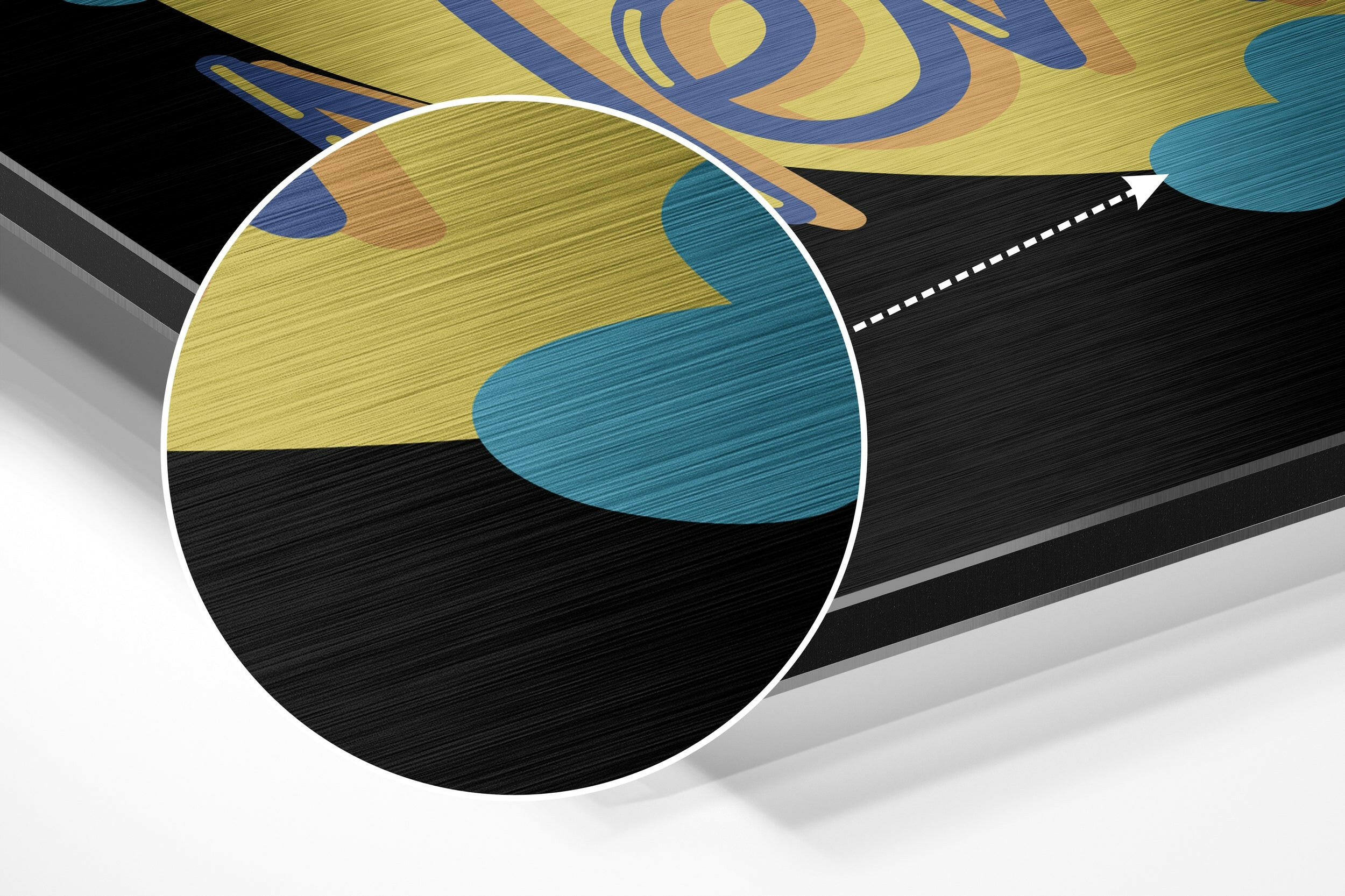Today is a New Day Brushed Aluminium Dibond Wall Art