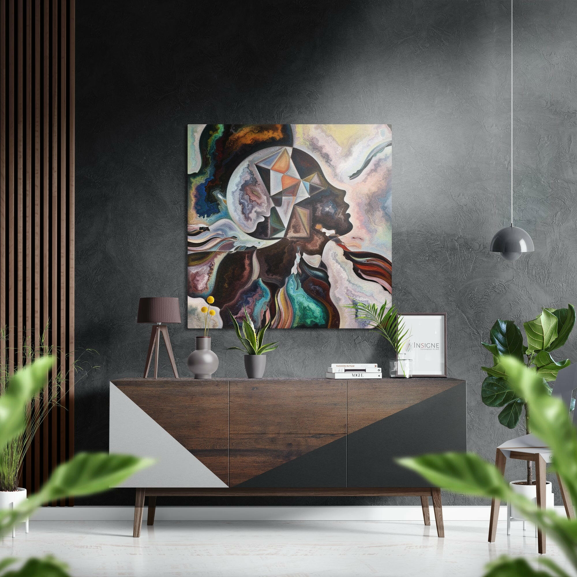 Childish Thoughts Brushed Aluminium Dibond Wall Art