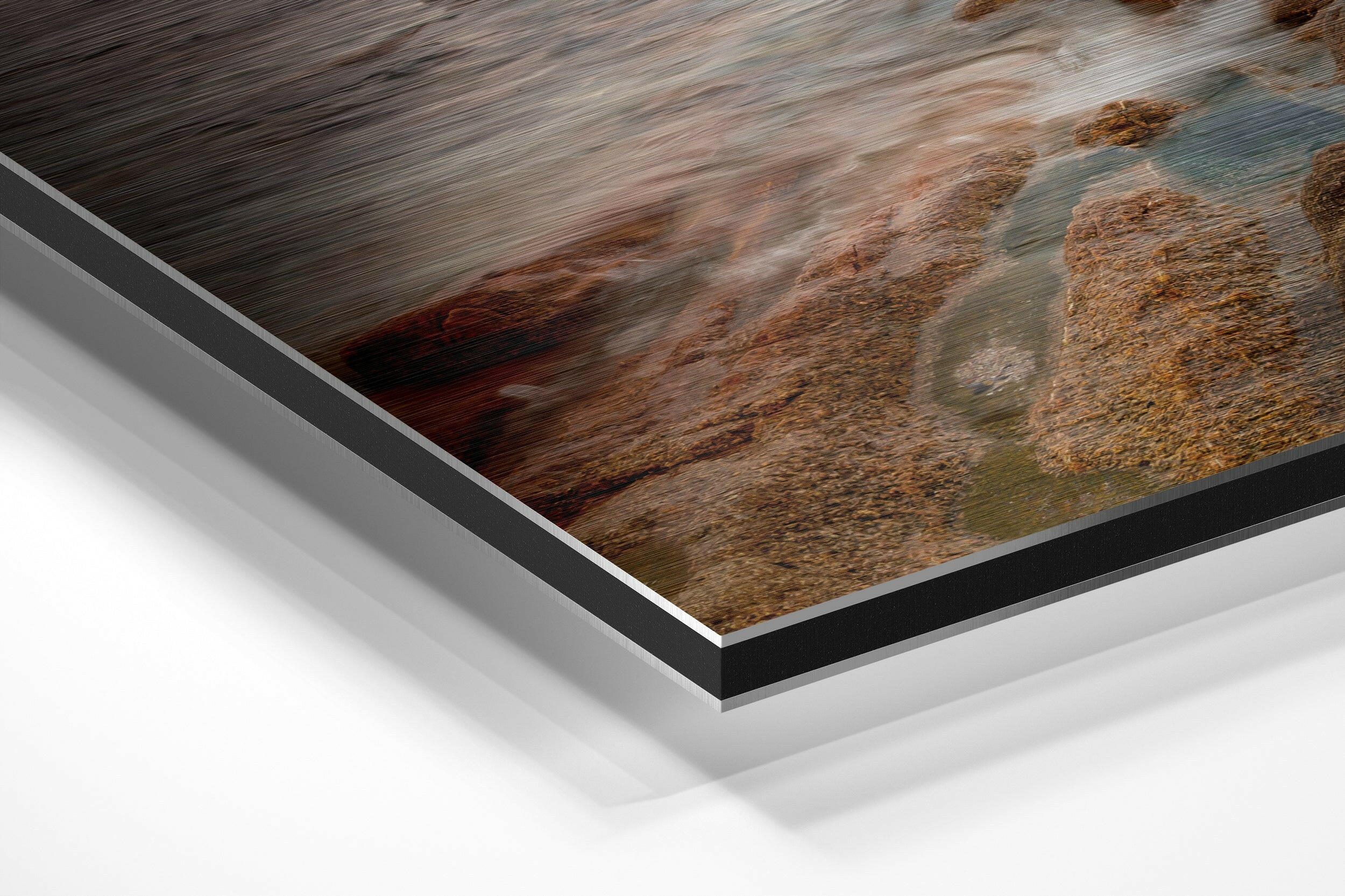Coast Brushed Aluminium Dibond Wall Art