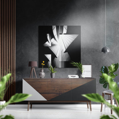 Buildings Brushed Aluminium Dibond Wall Art