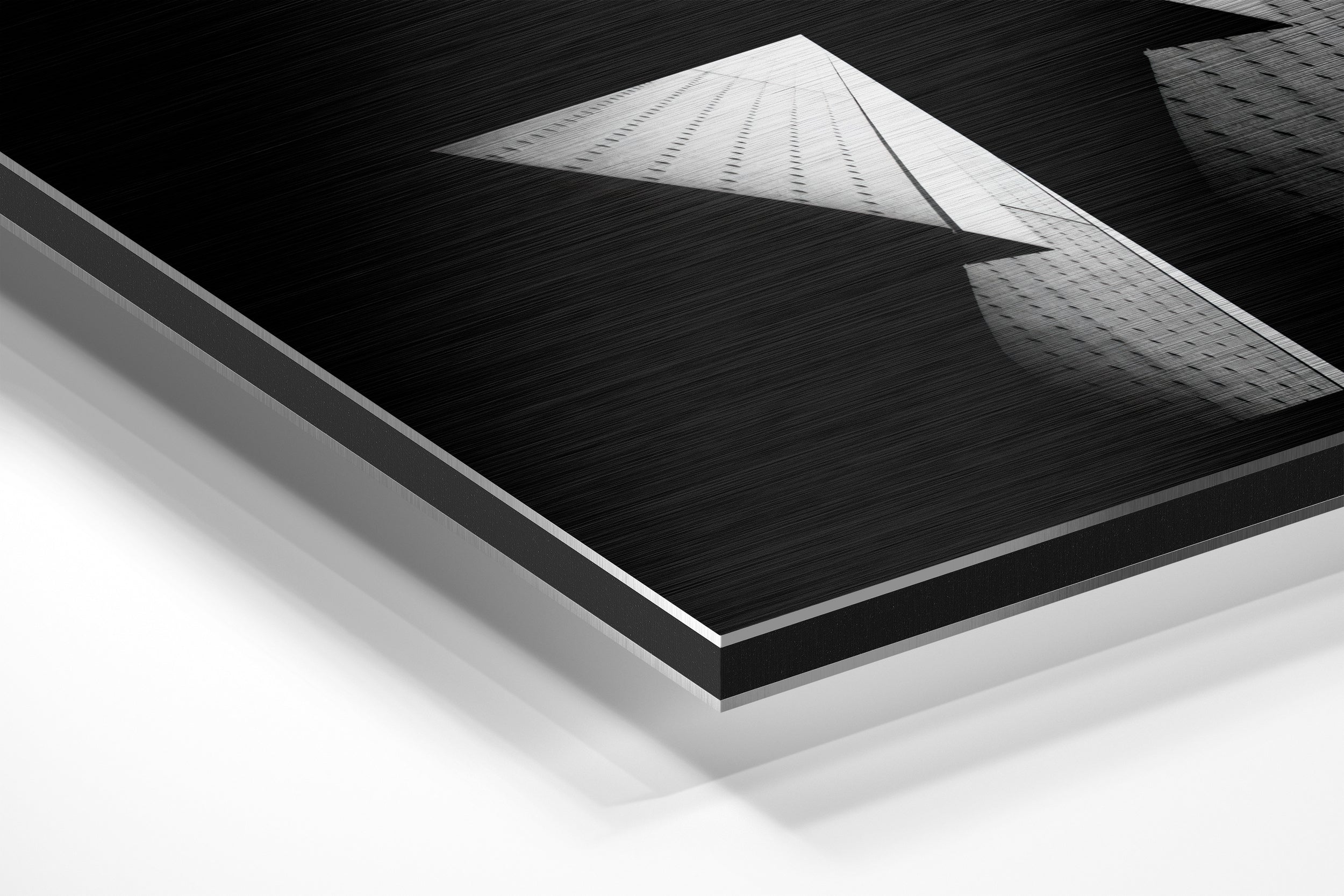 Buildings Brushed Aluminium Dibond Wall Art
