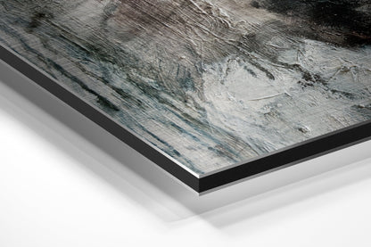 Silence Brushed Aluminium Dibond Wall Art