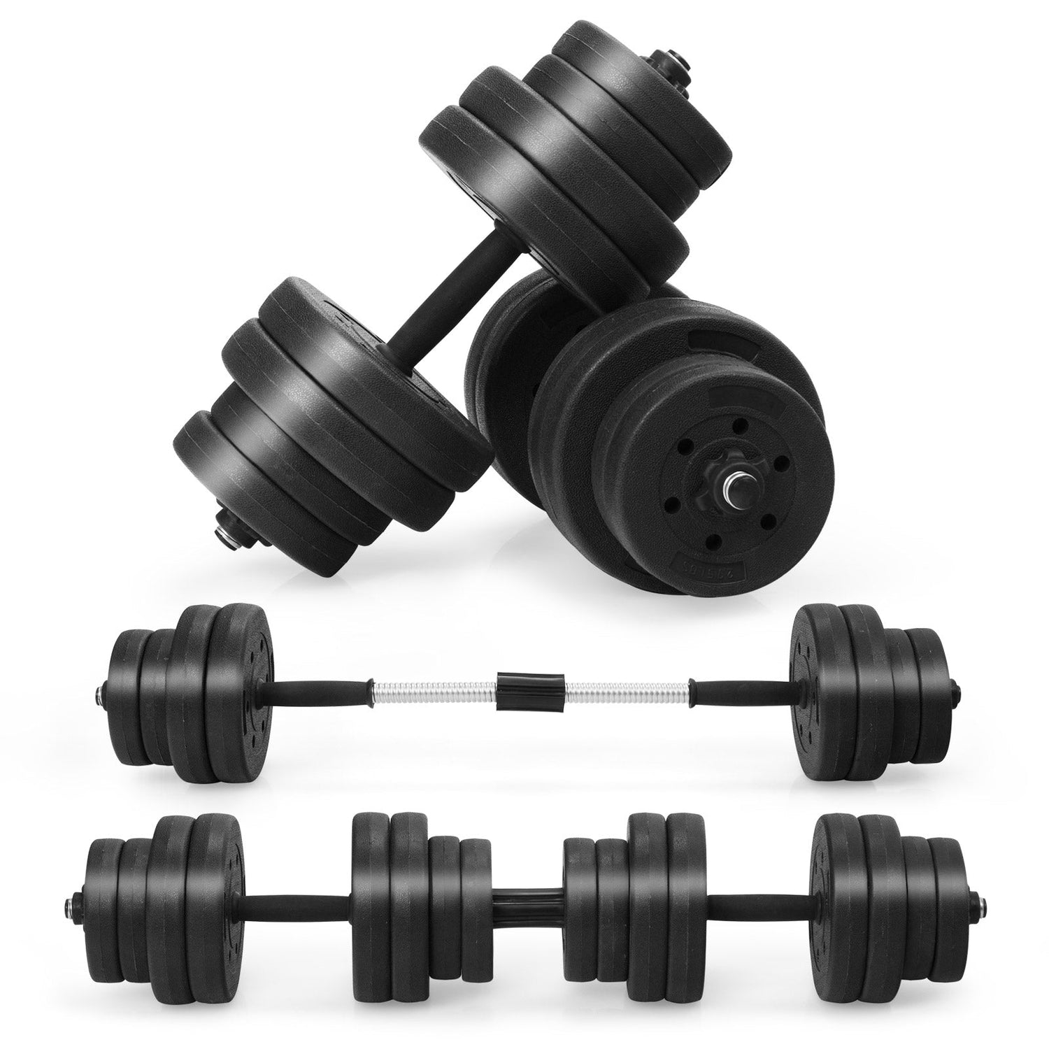 Adjustable Dumbbells 66 LBS Free Weights with Connectors for Home Gym Fitness Workout