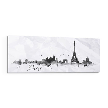 Paris Glass Wall Art (36"x14")