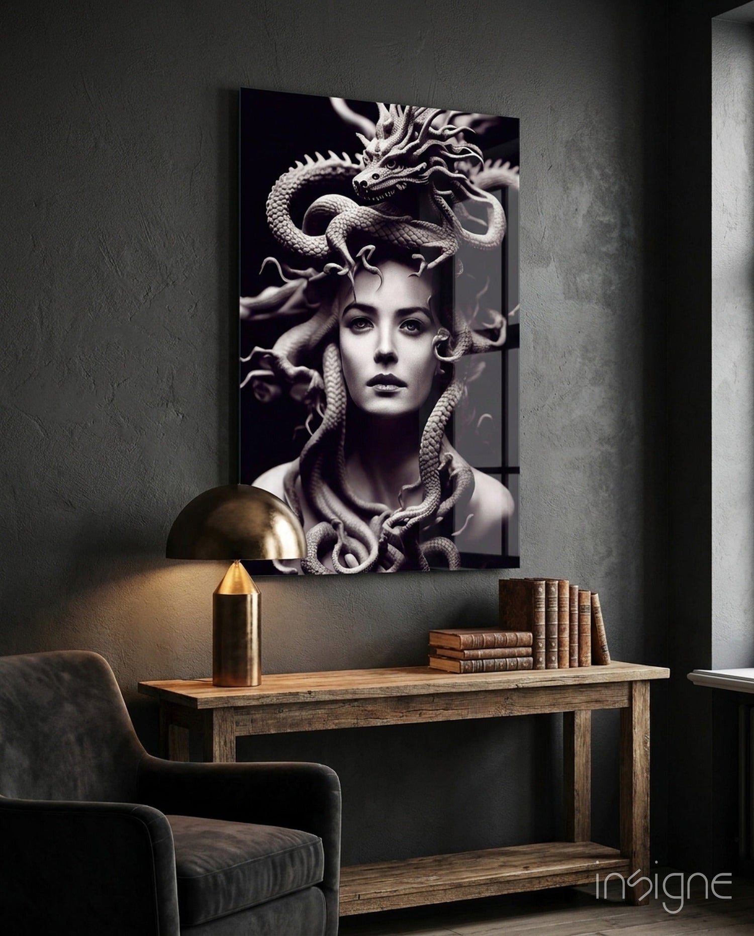Medusa Glass Art  || Designer Collection