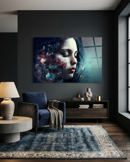 Butterfly Dreams Glass Wall Art  || Designer Collection