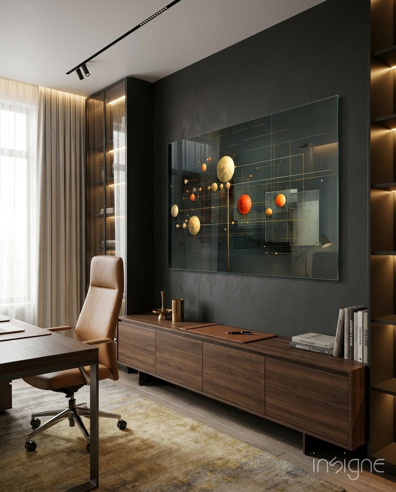 Planets Glass Wall Art|| Designer&