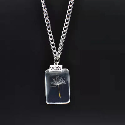 dandelion necklace