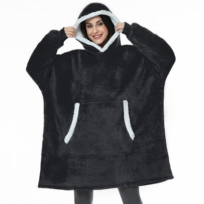 Oversized Hoodie Sweatshirt Women Tie Dye Hoodies Fleece Giant Wearable Blanket