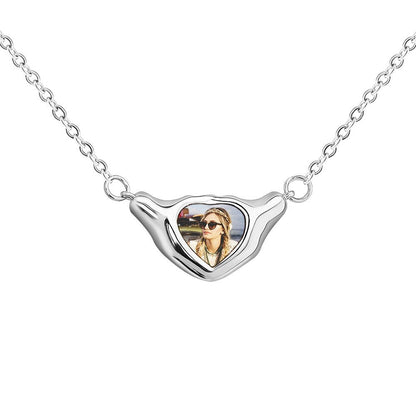 Heart Shaped Pendant Copper Personalized Colorful Baby Children&