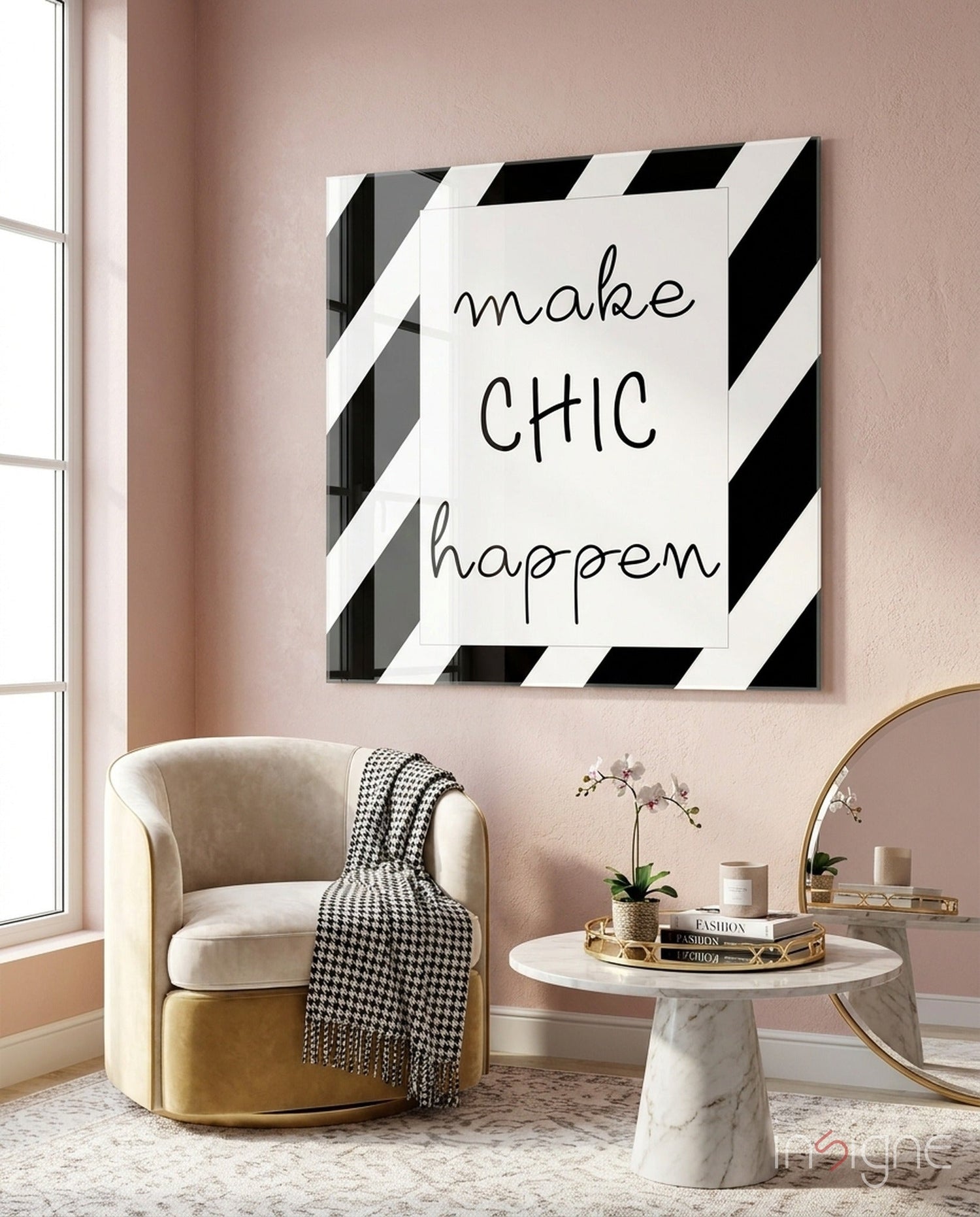 Chic Glass Wall Art