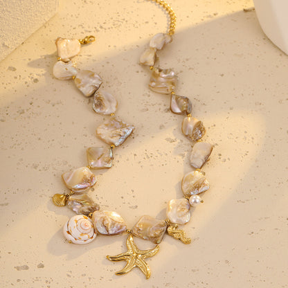 starfish necklace irregular necklace