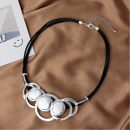 thnic Multi-Layer Clavicle Necklace