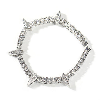 diamond tennis chain Black Panther bracelet