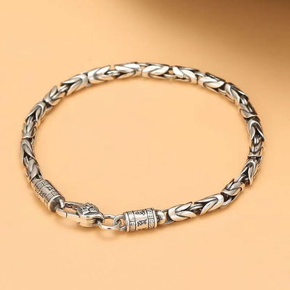 Peace pattern braided bracelet