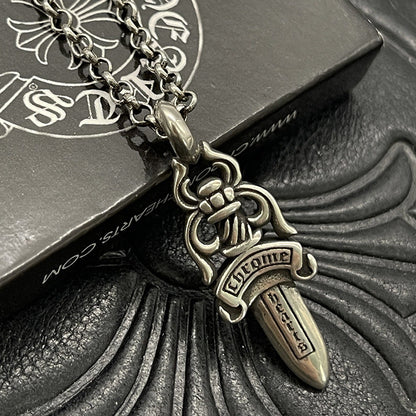 Small Retro Dagger Necklace