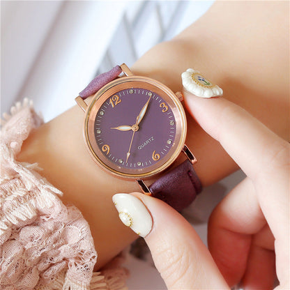 Luminous Watches for Women with Leather Straps and Casual Wear