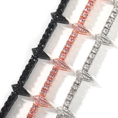 diamond tennis chain Black Panther bracelet