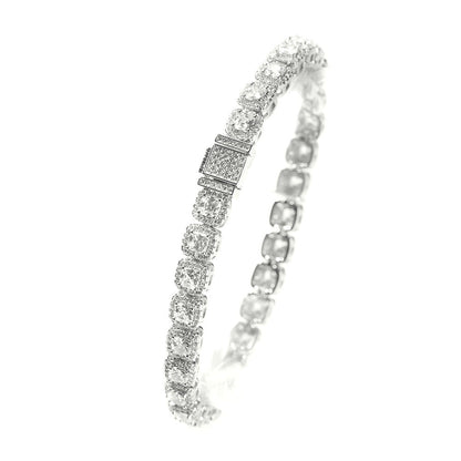 Iced Out Tennis Chain Cubic Zirconia CZ Hip Hop Necklace