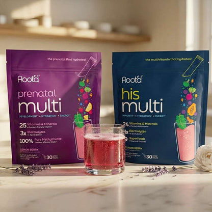 Growing Together Bundle - The Hydrating Multivitamin - For Future Mom &amp; Dad