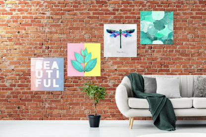 Beauty Quadro Glass Wall Art
