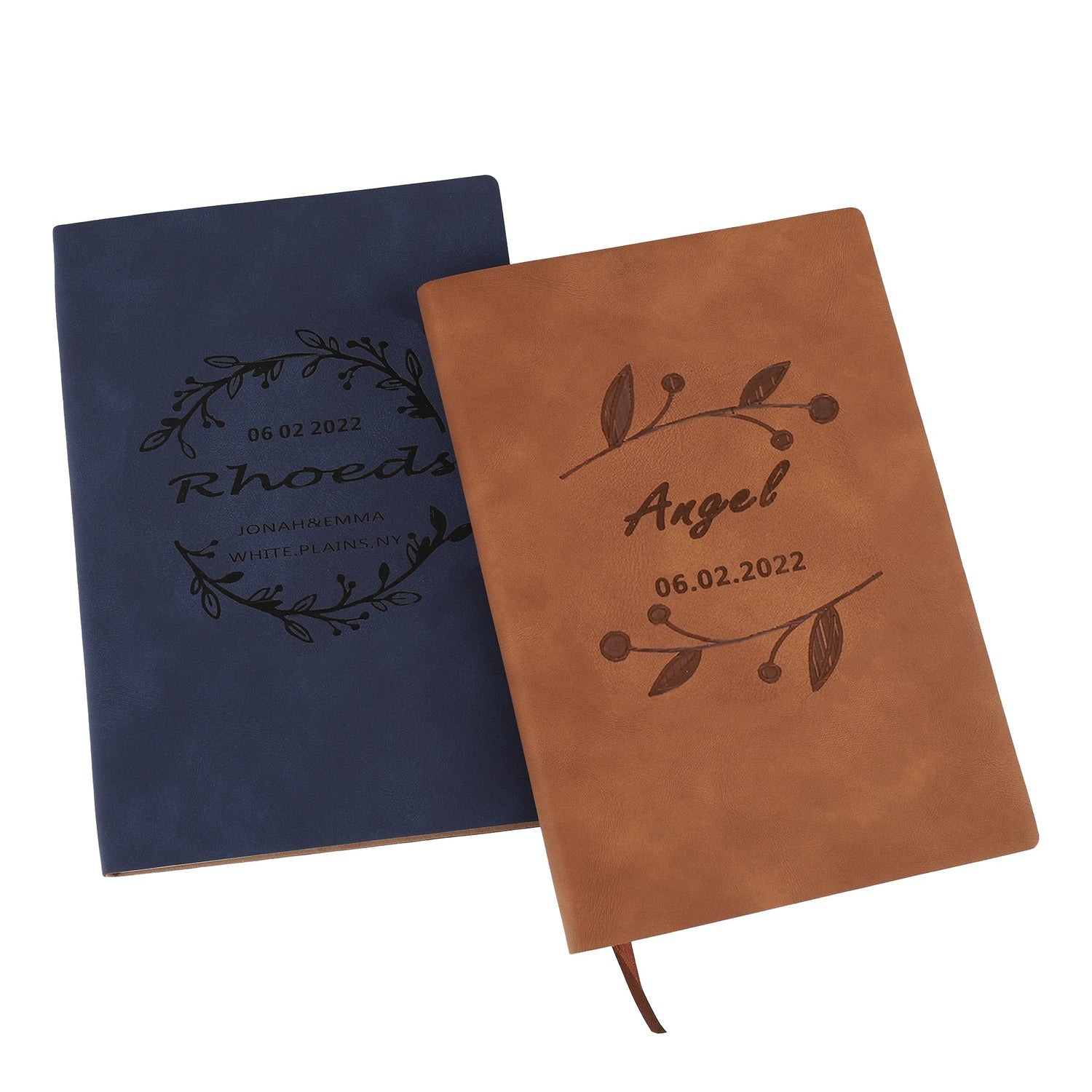 Customized DIY Leather Notebooks Soft Cover Business A5 Journals