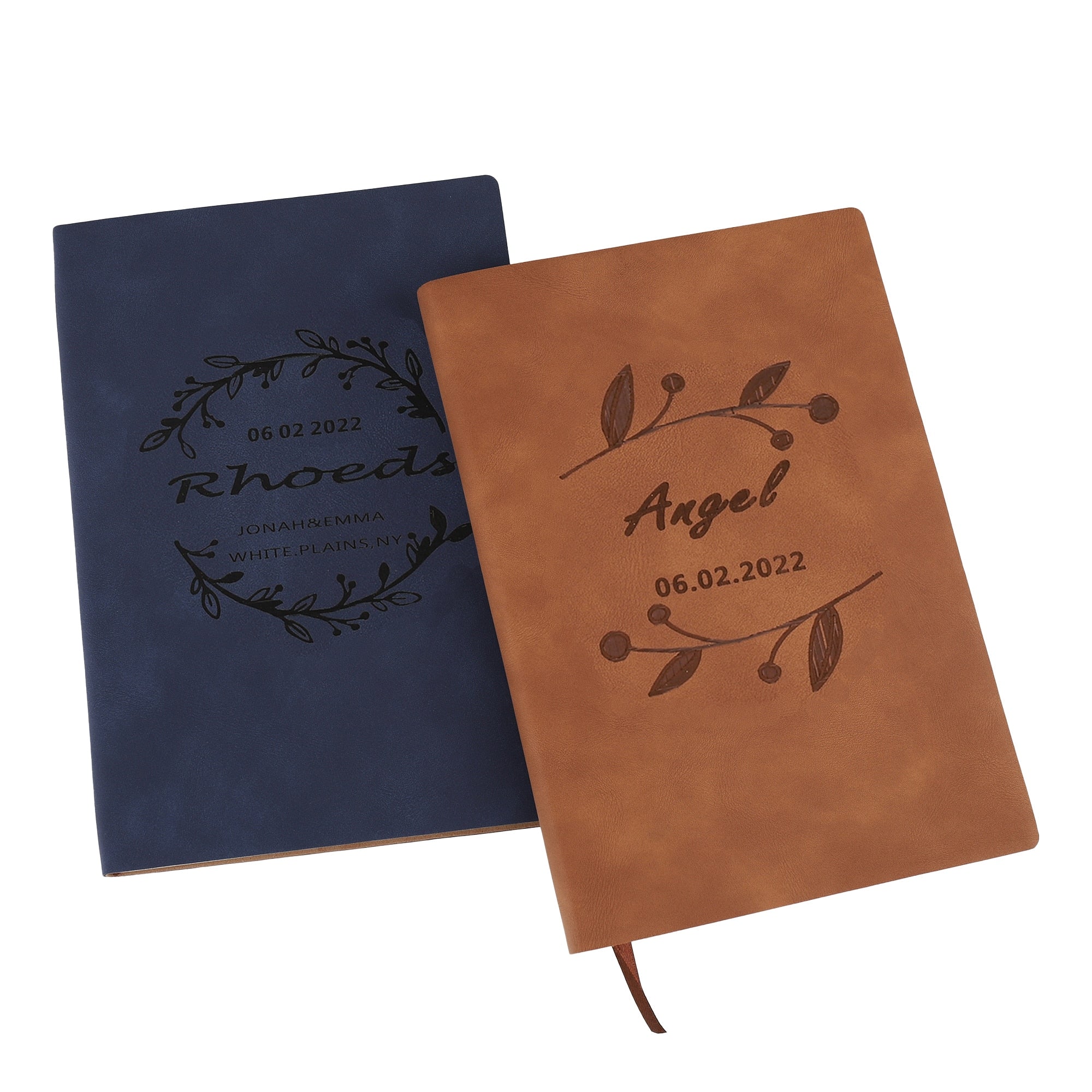 Customized DIY Leather Notebooks Soft Cover Business A5 Journals