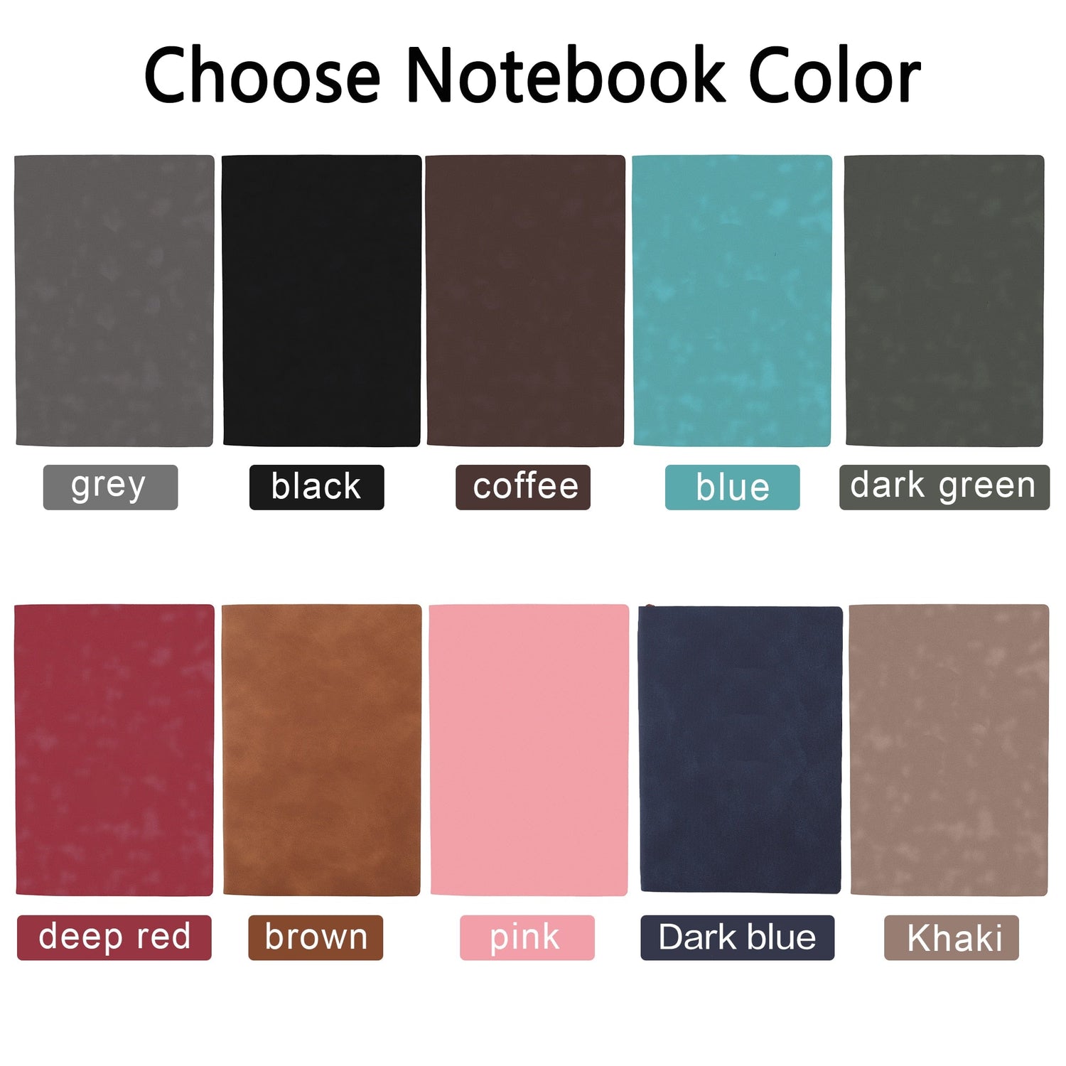 Customized DIY Leather Notebooks Soft Cover Business A5 Journals