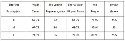 White Deep V-neck Halter Bandage 2 Pieces Sets Sleeveless Backless Suits Outfits with Shorts