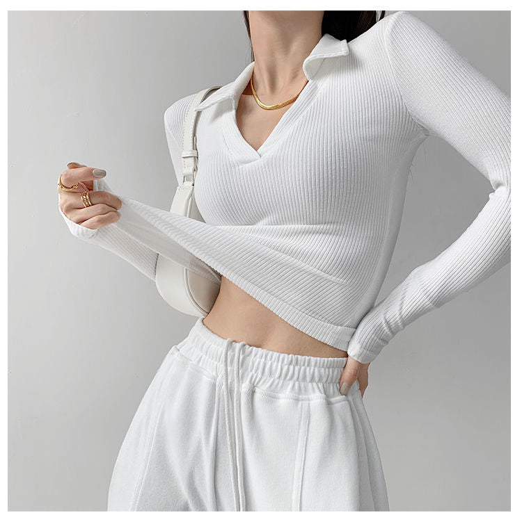 Sexy V-Neck Slim Fitness Women&